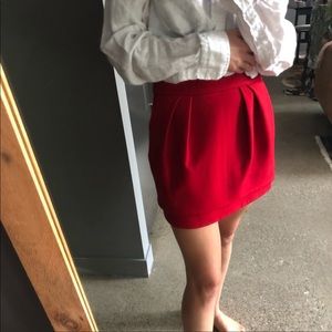 Red Maje Parisian Mini skirt